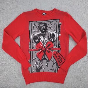 Star Wars Sweater Mens Medium Han Solo Carbonite Ugly Christmas Pullover Gift